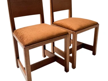 Two Art Deco Modernist Side Chairs by Hendrik Wouda for Pander, 1924